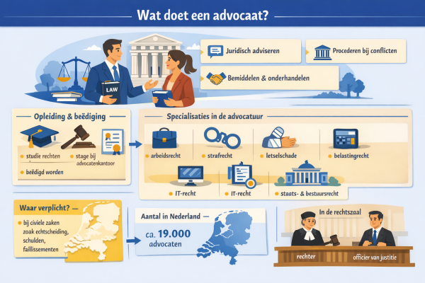 Alles over het beroep advocaat Wat doet een advocaat